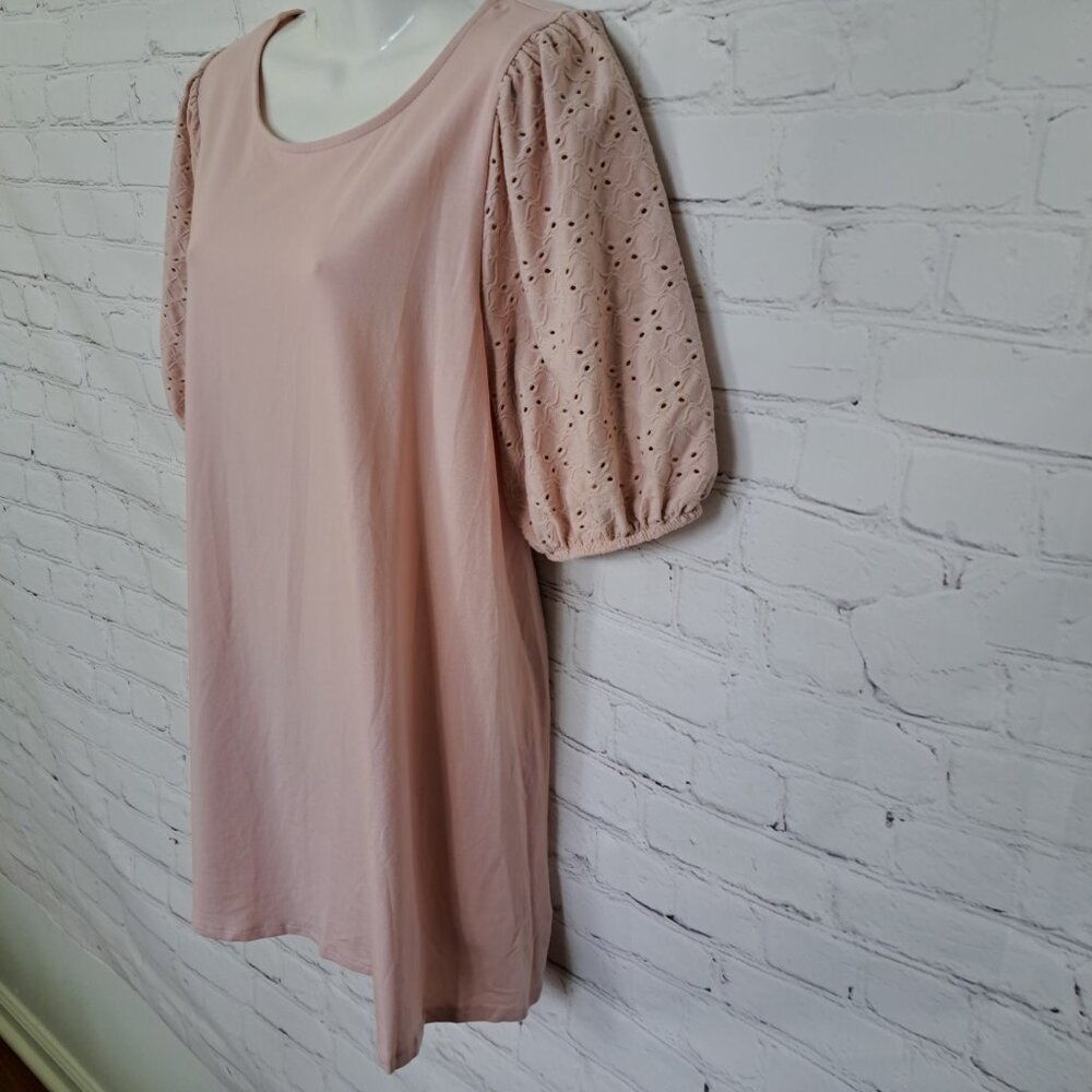 Isabel Maternity NEW Puff Sleeve Tunic Top Blouse Size Large - Picture 2 of 10